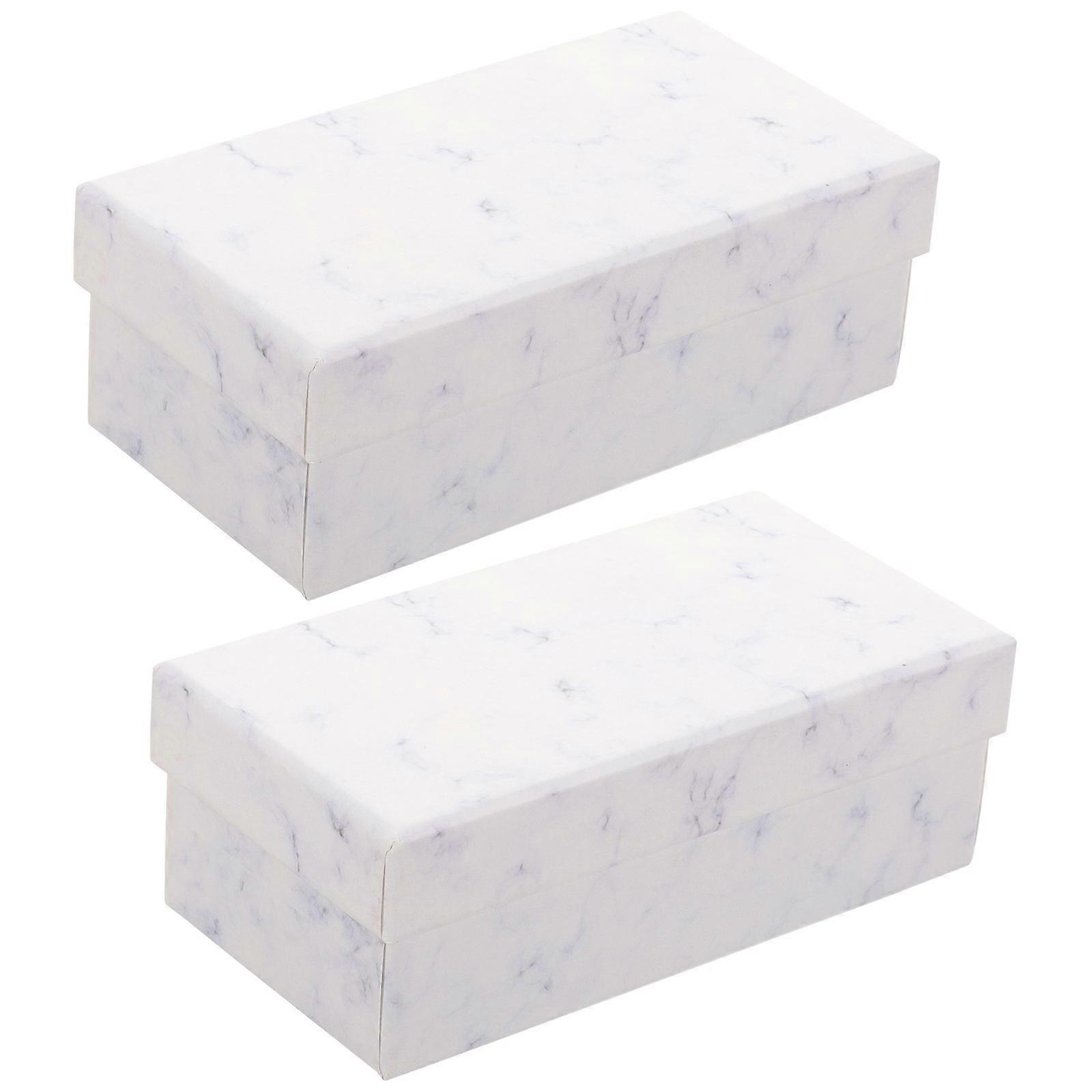 Presentation Box Small Jewelry Boxes Office Use 2Pcs