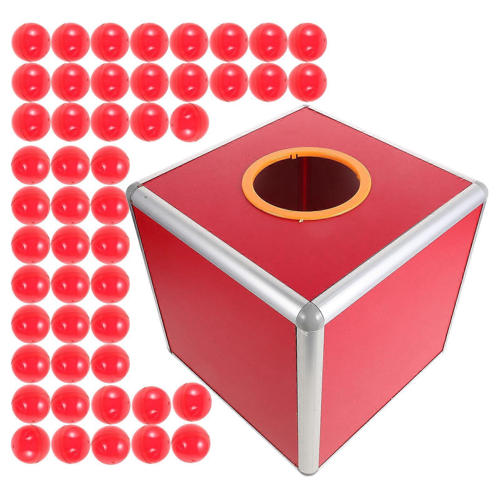 Raffle Ticket Container Set Stylish Multifunctional Box for Voting, Donations & Events Spacious Design for Easy Setup & Engagement