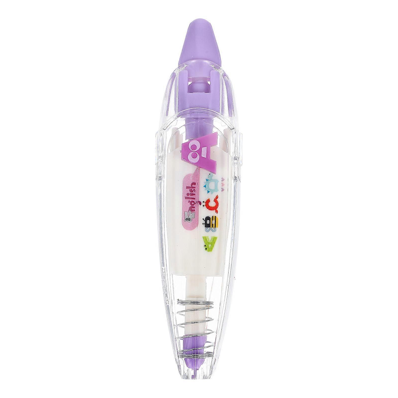 Writing and Correction Supplies DIY Correction Tape for School and Office Supplies Purple Rectangular 1Pack
