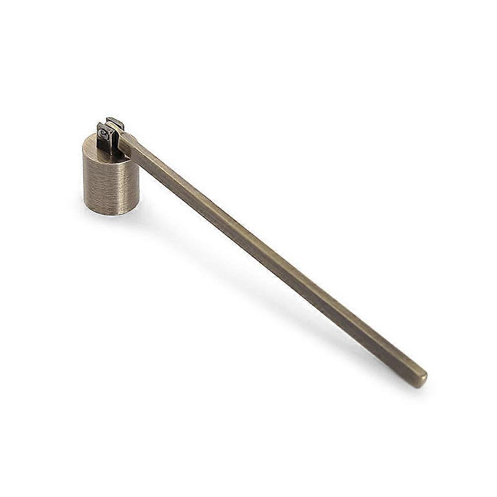 Candle Snuffer Straight Tube Moulded Wick Snuffer Candle Accessories With Long Handle For Safe And Smokeless Delete A Candle (6 Colours) Bronze