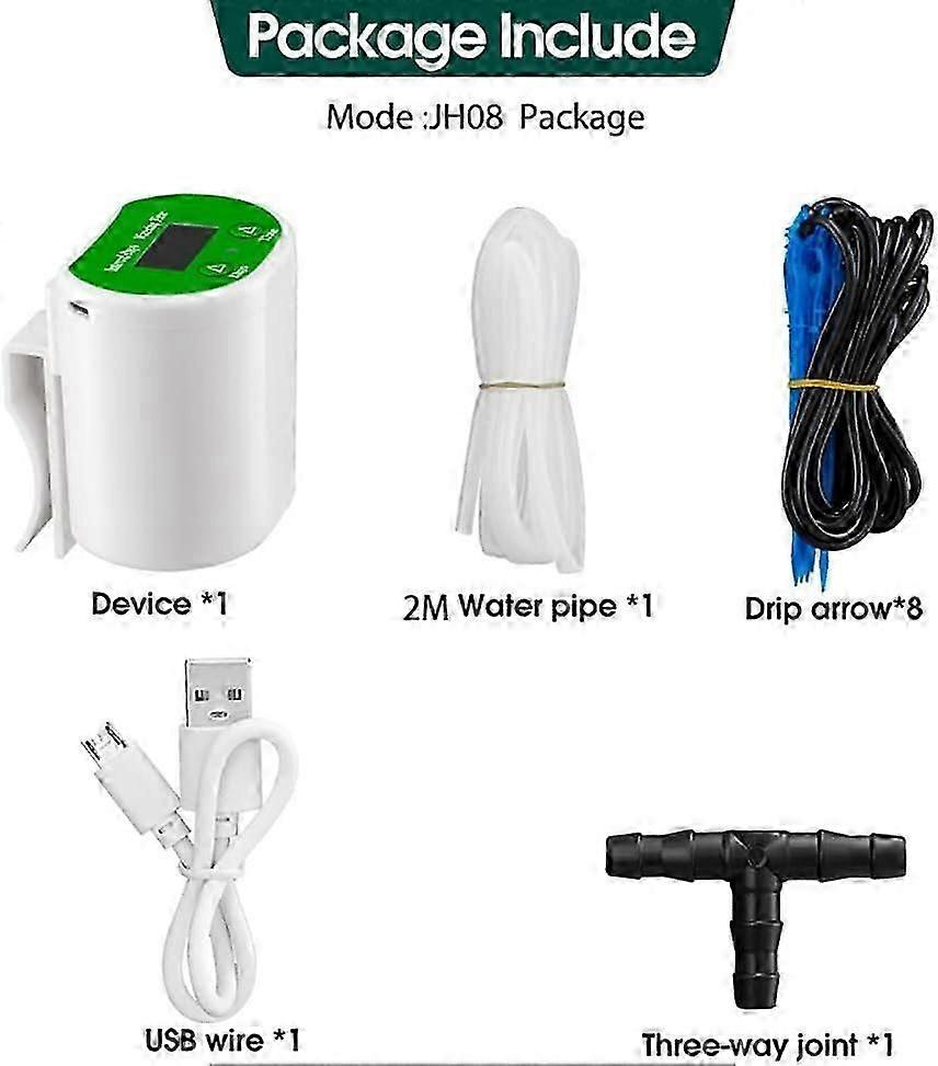 طقم الري بالتنقيط الأوتوماتيكي USB - نظام الري للنباتات المحفوظة بوعاء داخلي