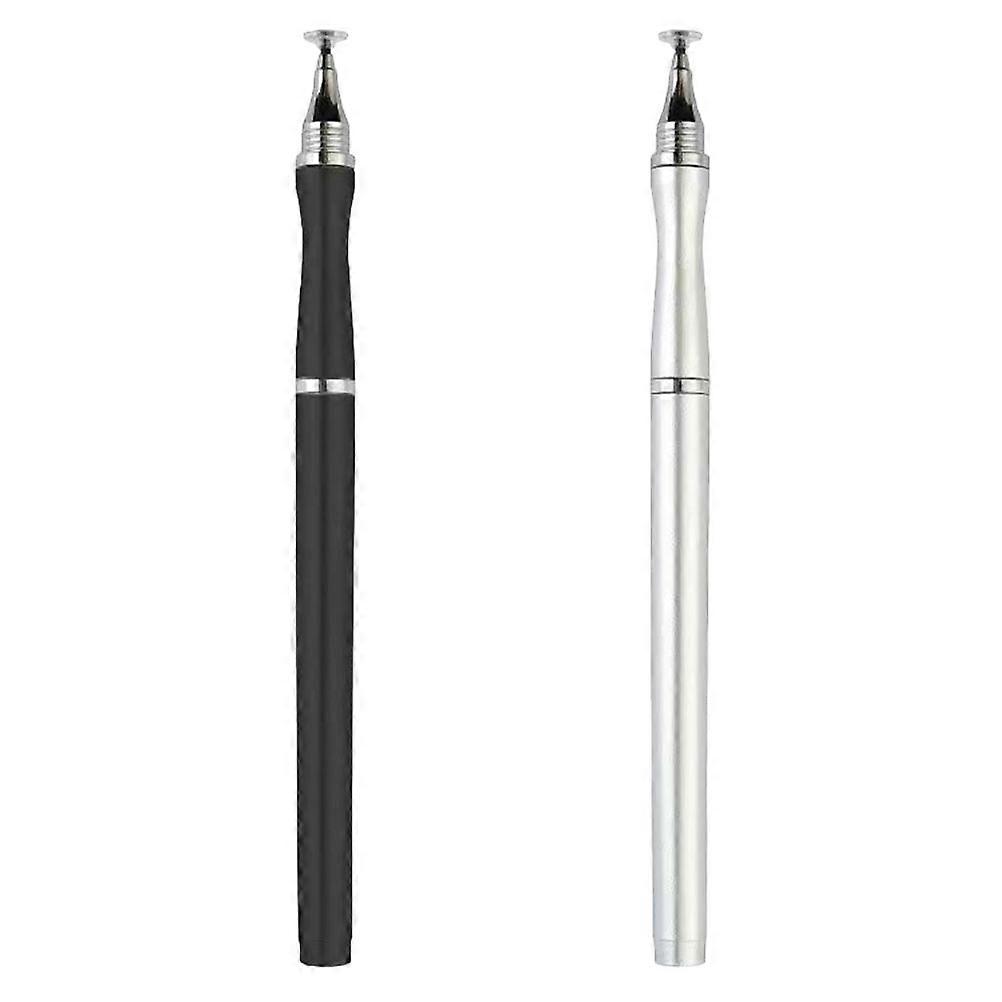 Practical Screen Pens Stylus Pens For All Devices Cylindrical Shape Touch Screen Operation 2Pack
