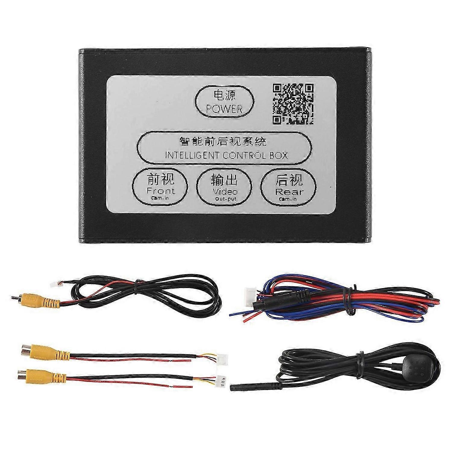 Car Front View Camera Switcher Parking Camera Converter Front Rear View Video Switch Channel Control