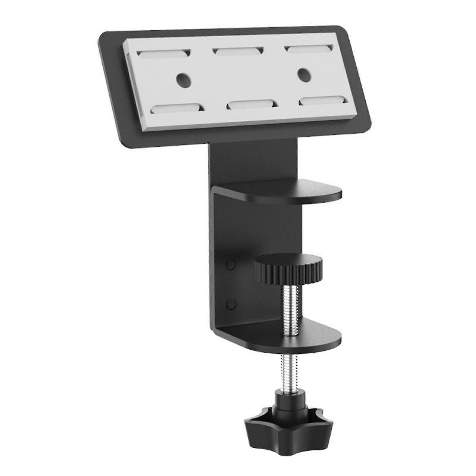 Adjustable Under Desk Power Panel Holder No Drill Installation Required Strong Metal Clamp for 1-5cm Thick Table Edges