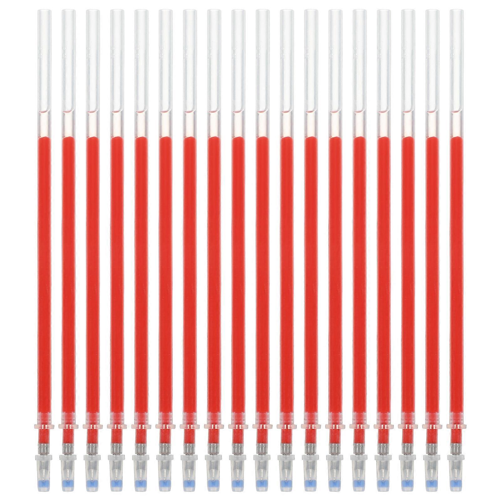 جل القلم عبوات قلم حبر جاف عبوات اللوازم المدرسية للطلاب كتابة سلسة 13.00X0.50X0.50 سم بلاستيك 100 قطعة