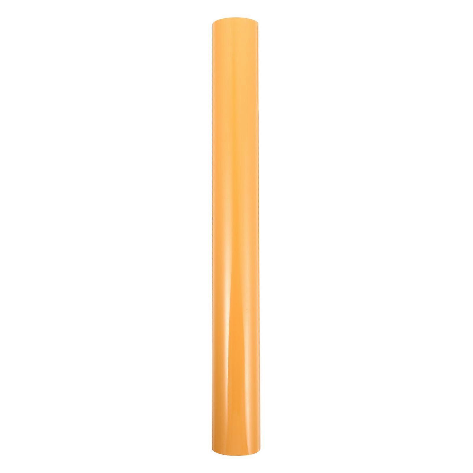 Orange PVC Heat Transfer Film for DIY Craft Projects Washable Durable TShirt Decoration 12"x10"