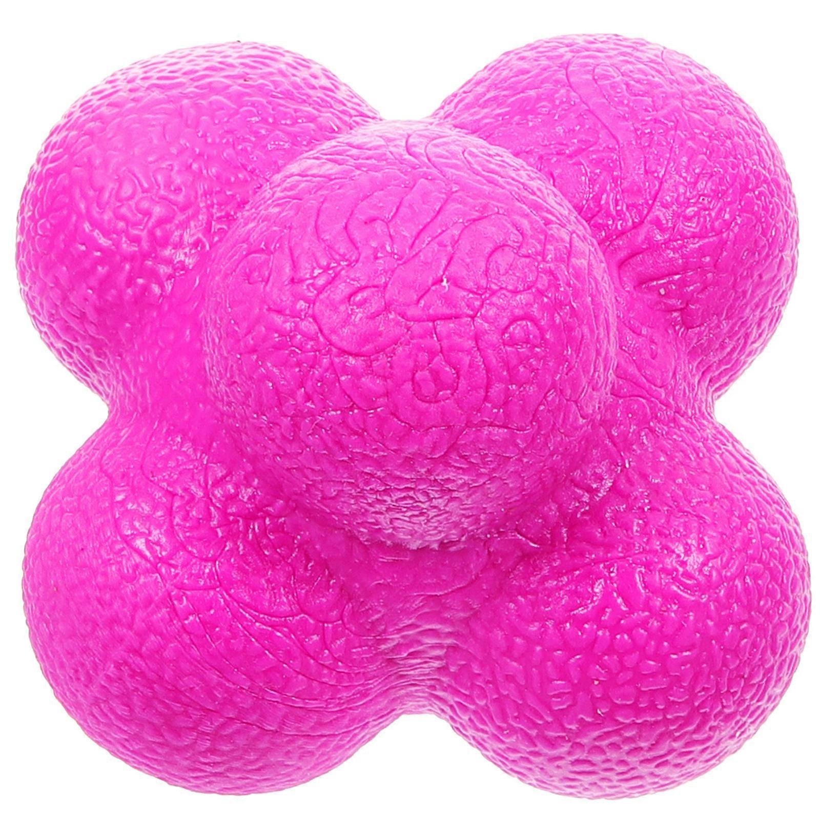Sports Equipment Hexagonal Fitness Ball Agility Training For Athletes Size 7.00X7.00X7.00CM Random Bounce 1Set