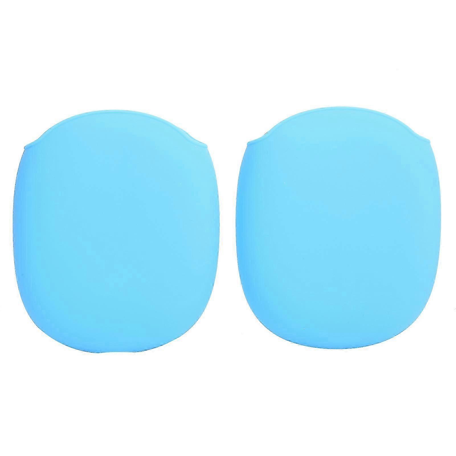 Silicone Bluetooth Headset Cover Dustproof Shockproof Protective Case for IOS Earphone MaxBlue