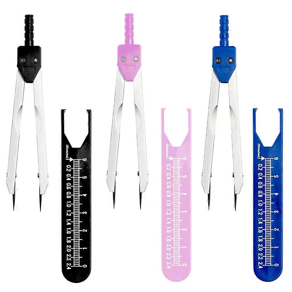 ECG Caliper Electrocardiogram Divider for Nursing Electrocardiographs Random Color