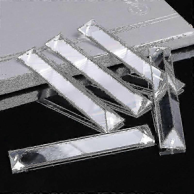 Crystal Chandelier Prism Pendant for Lighting Decor, Glass Rectangle Drop Hanging Accessories