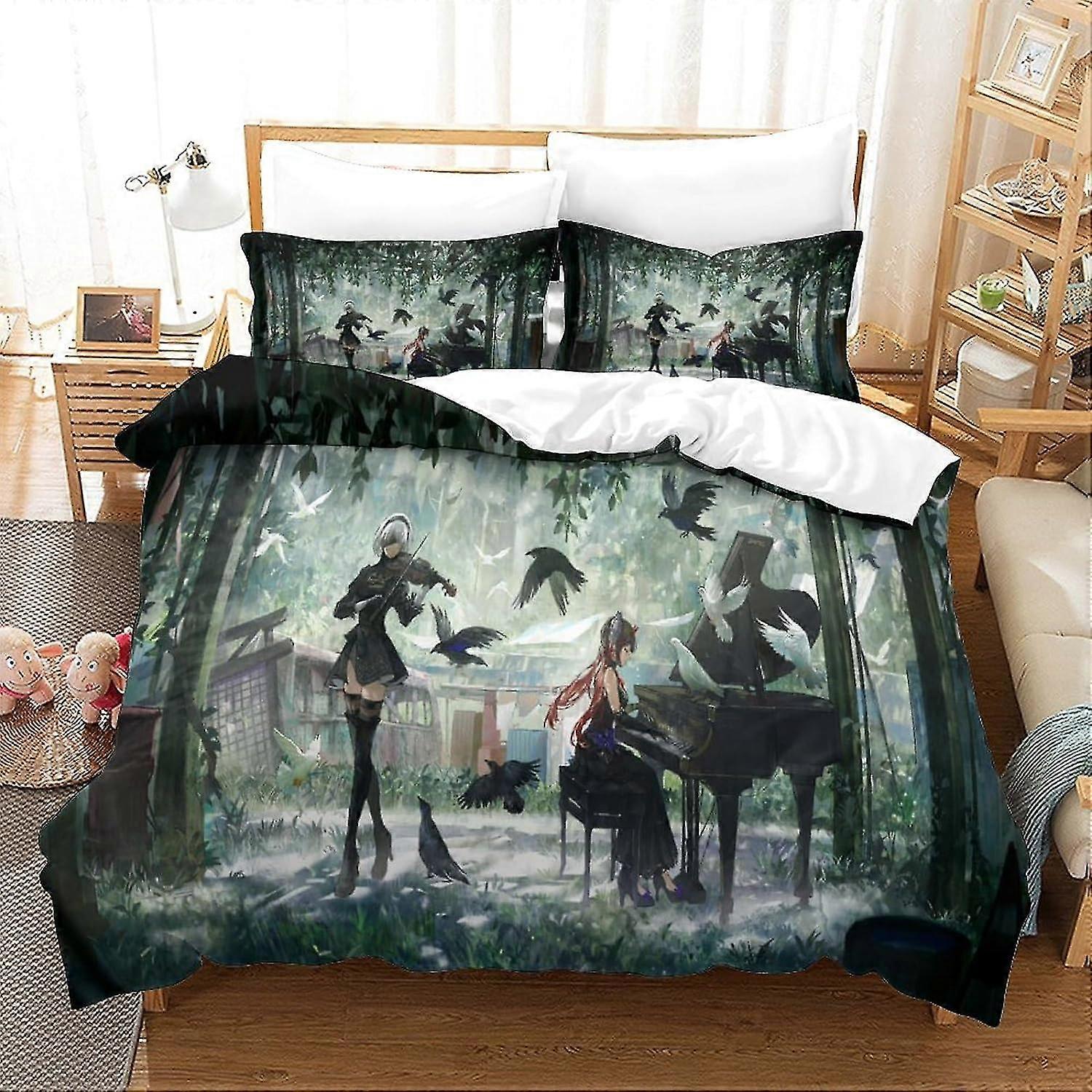 Playable Character Bedding Sets Duvet Cover for Teens Girls Boys Without Comforter Sheet Double