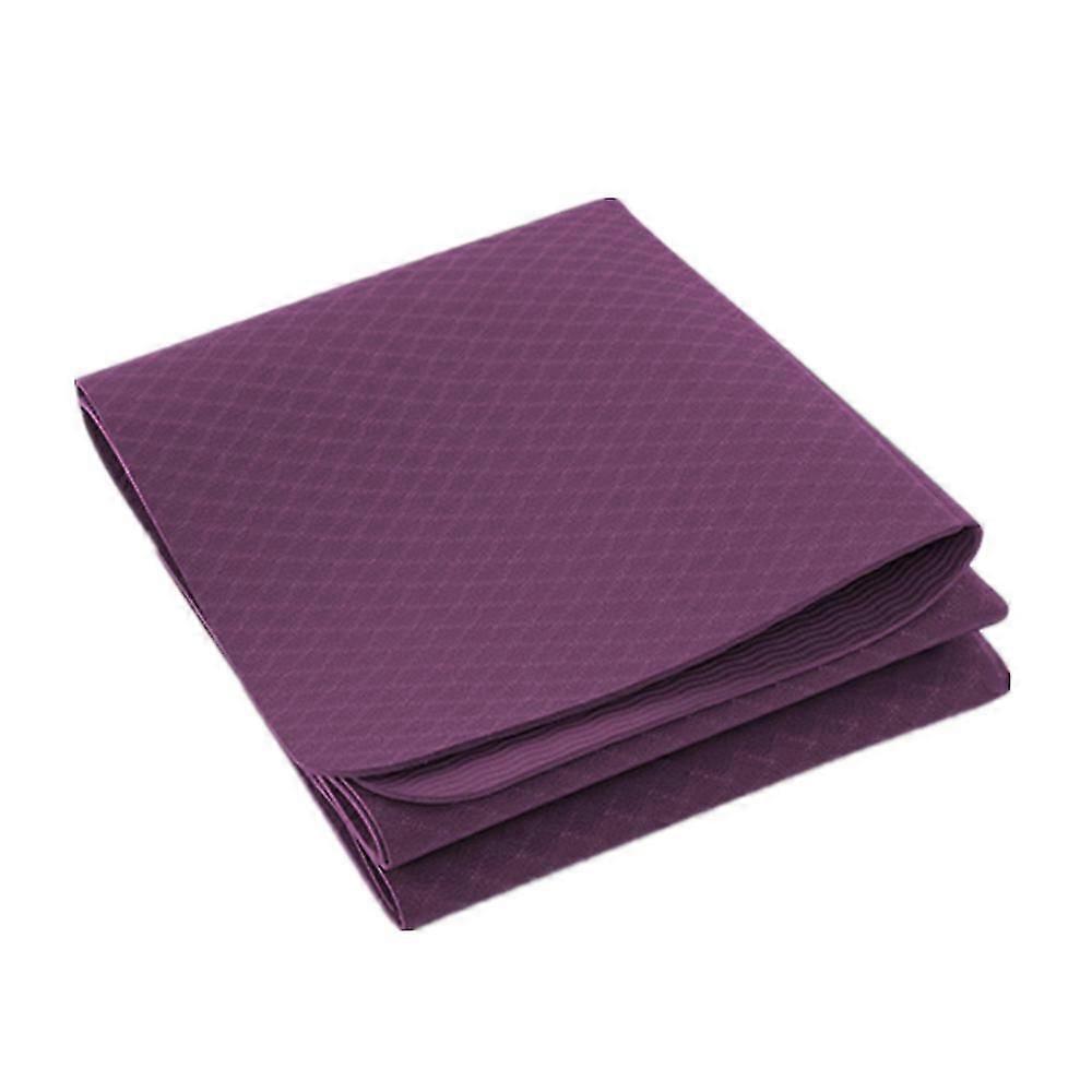 183*61*0.4 cm Portable Yoga Mat Foldable Exercise Mat