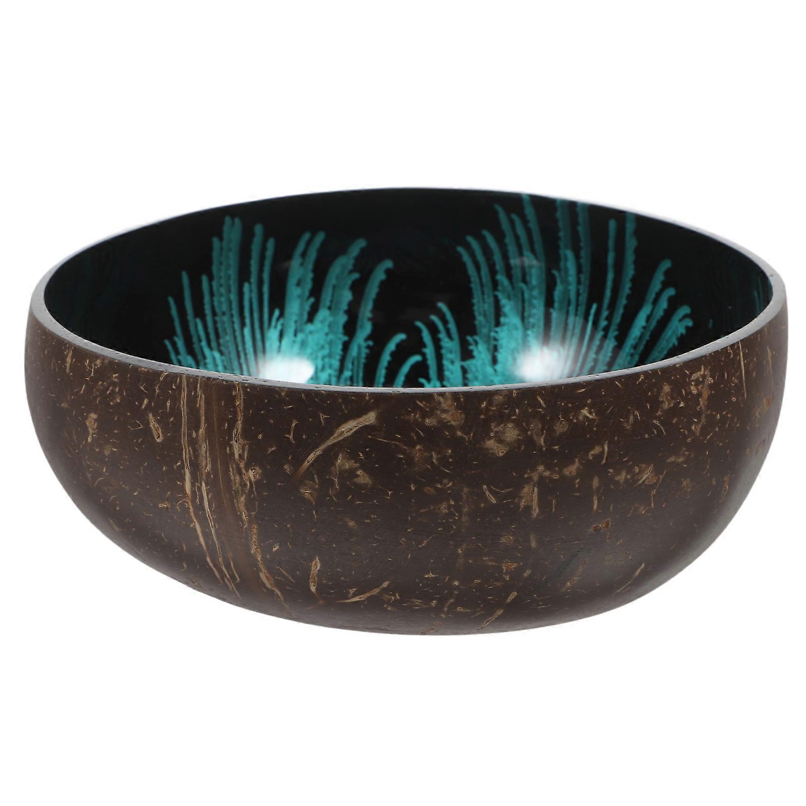 1pc Delicate Coconut Shell Bowl Porch Keys Receiving Plate Home Decoration