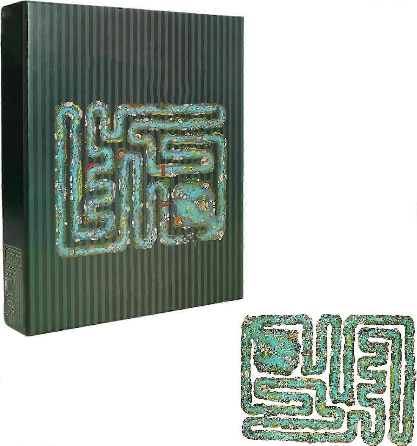 Edge Jigsaw Puzzles, 438 Edge Jigsaw Puzzles, Unique River -Themed Puzzle, Advanced Spatial Challenges, Edge-Piece Design