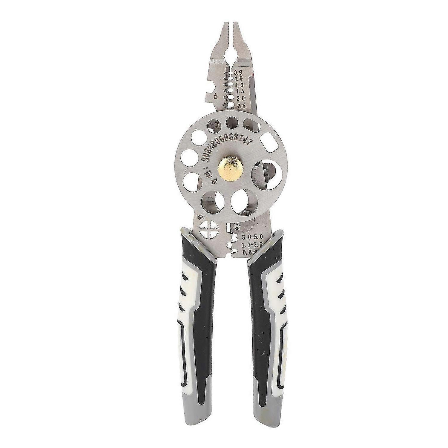 Wire Stripper Crimper Multifunctional Electrical Wire Stripping Cutting Tool for Industry