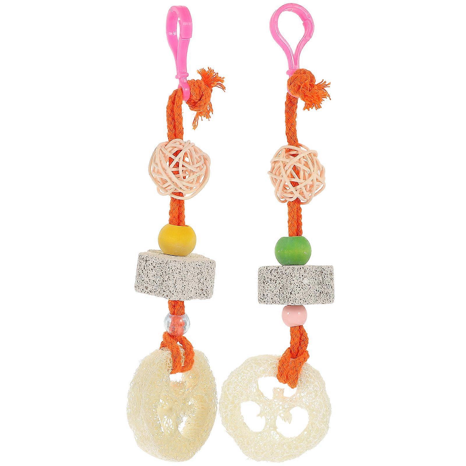 Hamster Minerals Molar Toy Creative Shape for Pet Use Durable Safe Synthetic Material Assorted Color