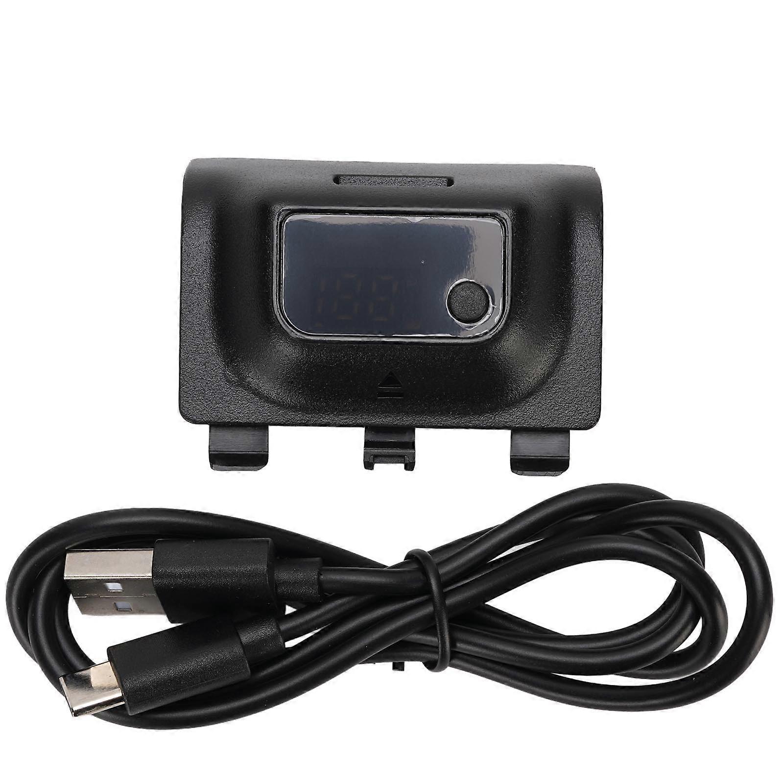 Rechargeable 1400mAh Battery Pack for X/S Controllers with LED Display & Fast Charging