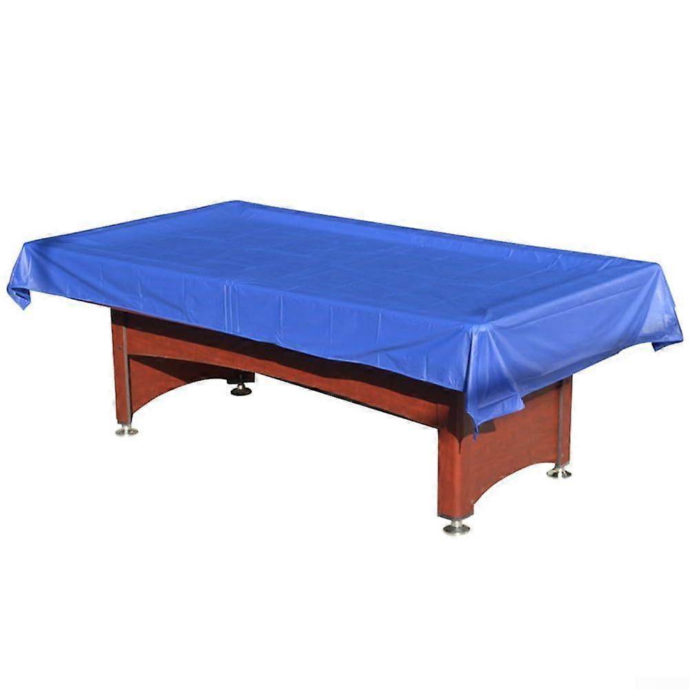 Waterproof billiard table cover, suitable for various game tables (256 x 155 cm, blue)