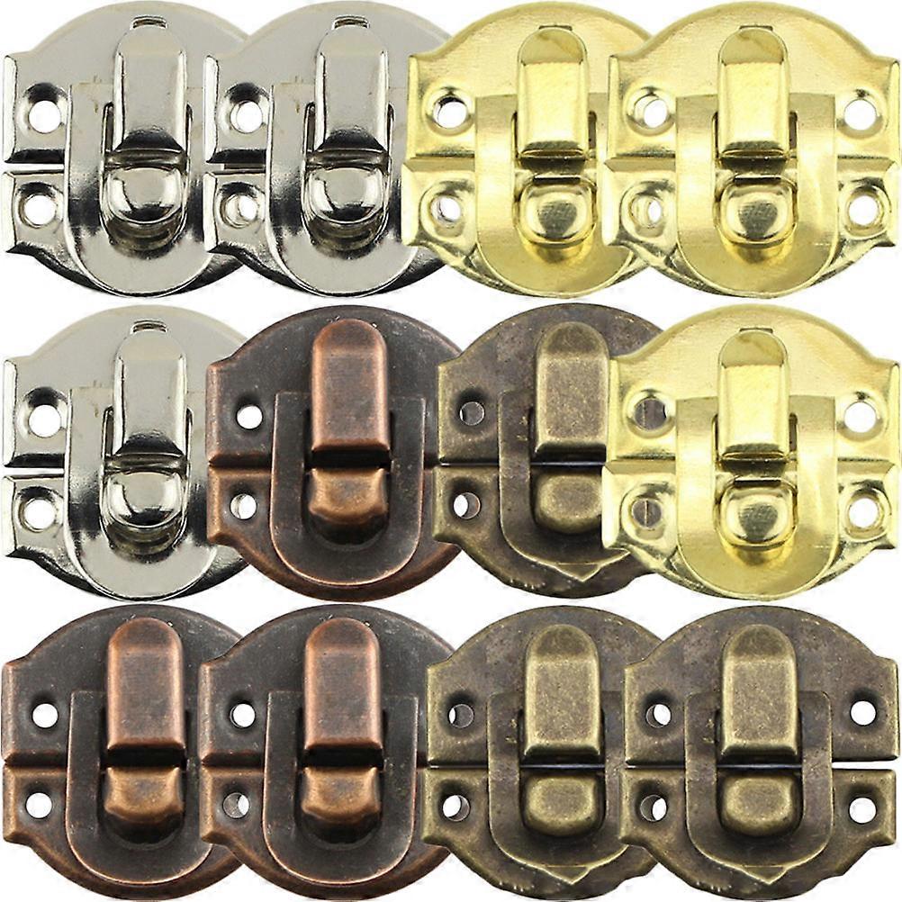 Small Hasp Latch Vintage Buckle Latch Drawer Decorative Hasp Latch Supply Cabinet Hasp Latch 32Pcs