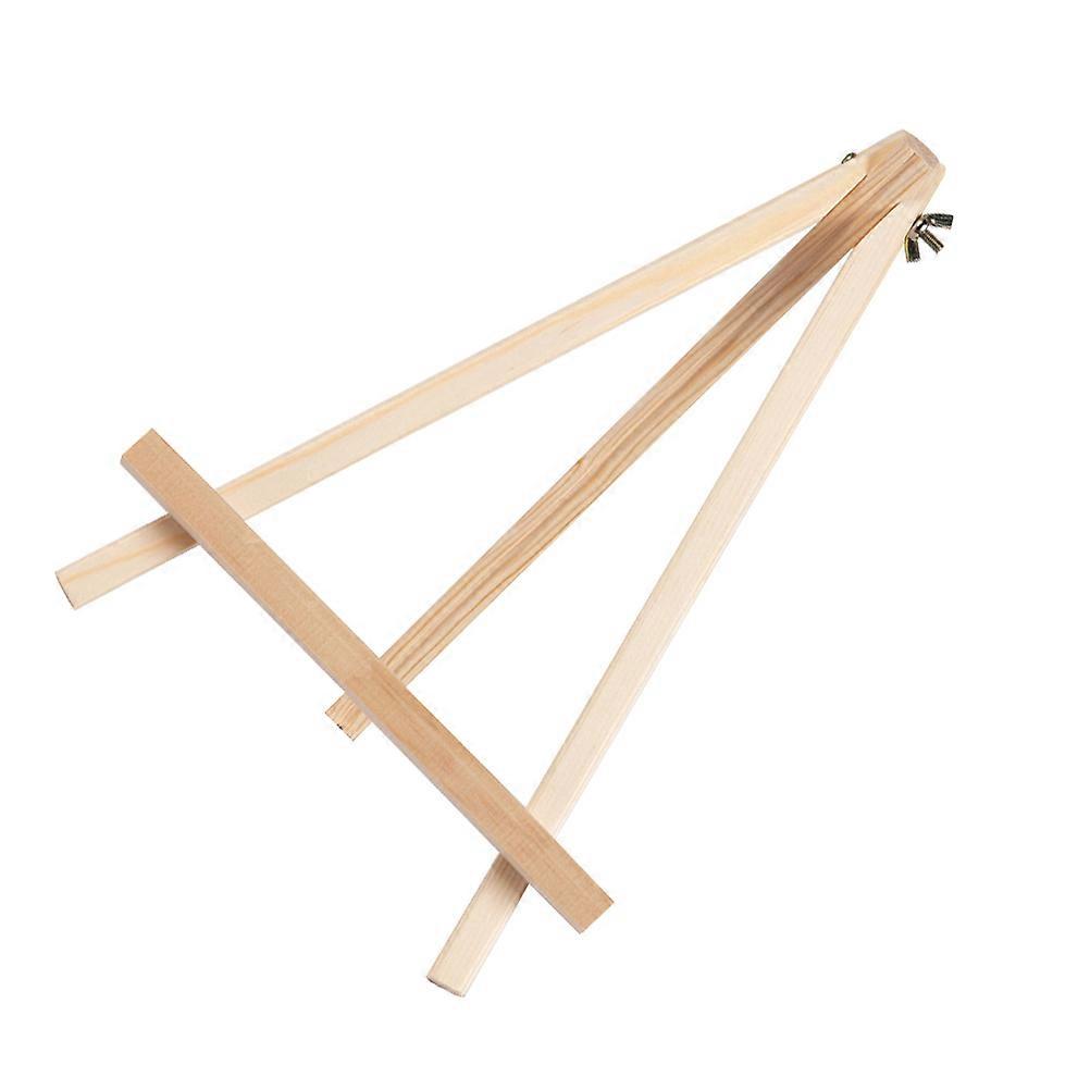 Wood Picture Stand Tabletop Painting Easel Beginners Café Use Rectangular Style Handcrafted 1PC