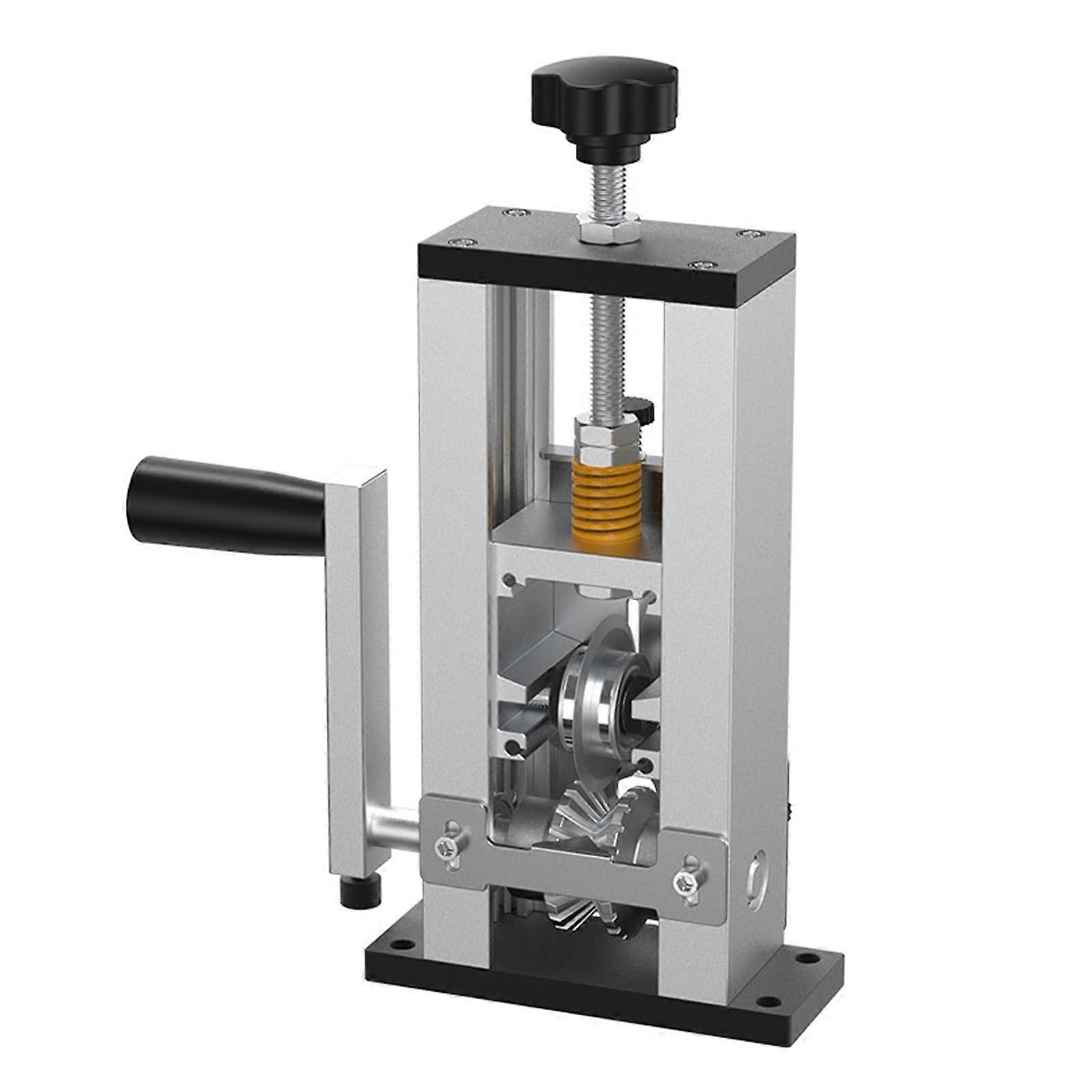 Manual Cable Stripping Machine with Adjustable 1-25 mm Blade, Drill-Operated Wire Stripper, 3 Feed Holes, Multifunctional Tool