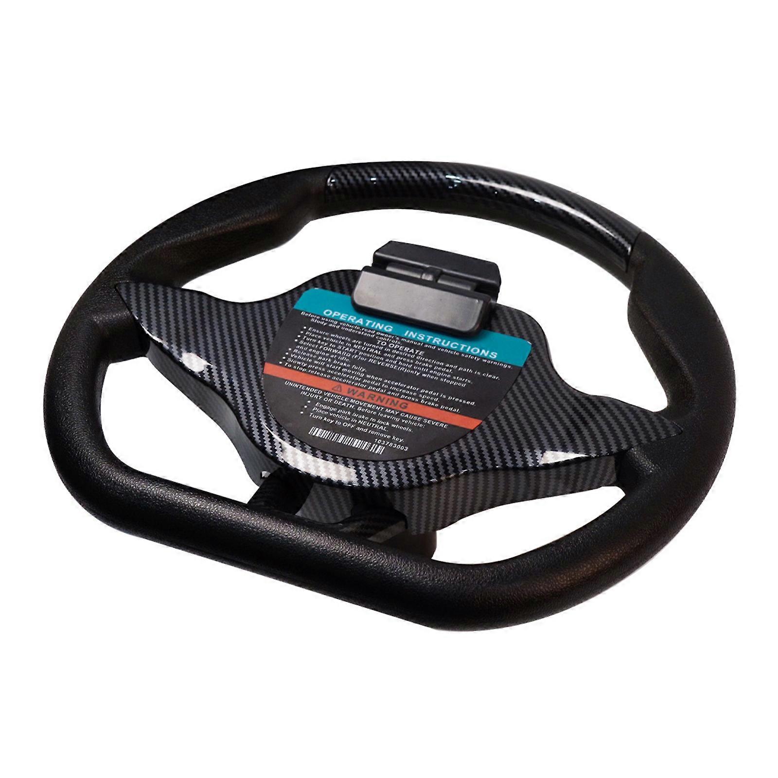 Heavy Duty Metal Steering Wheel And Adapter Set Accuracy Engineered Steering Wheel Easy to Use Designed for EZGO TXT Multicolor
