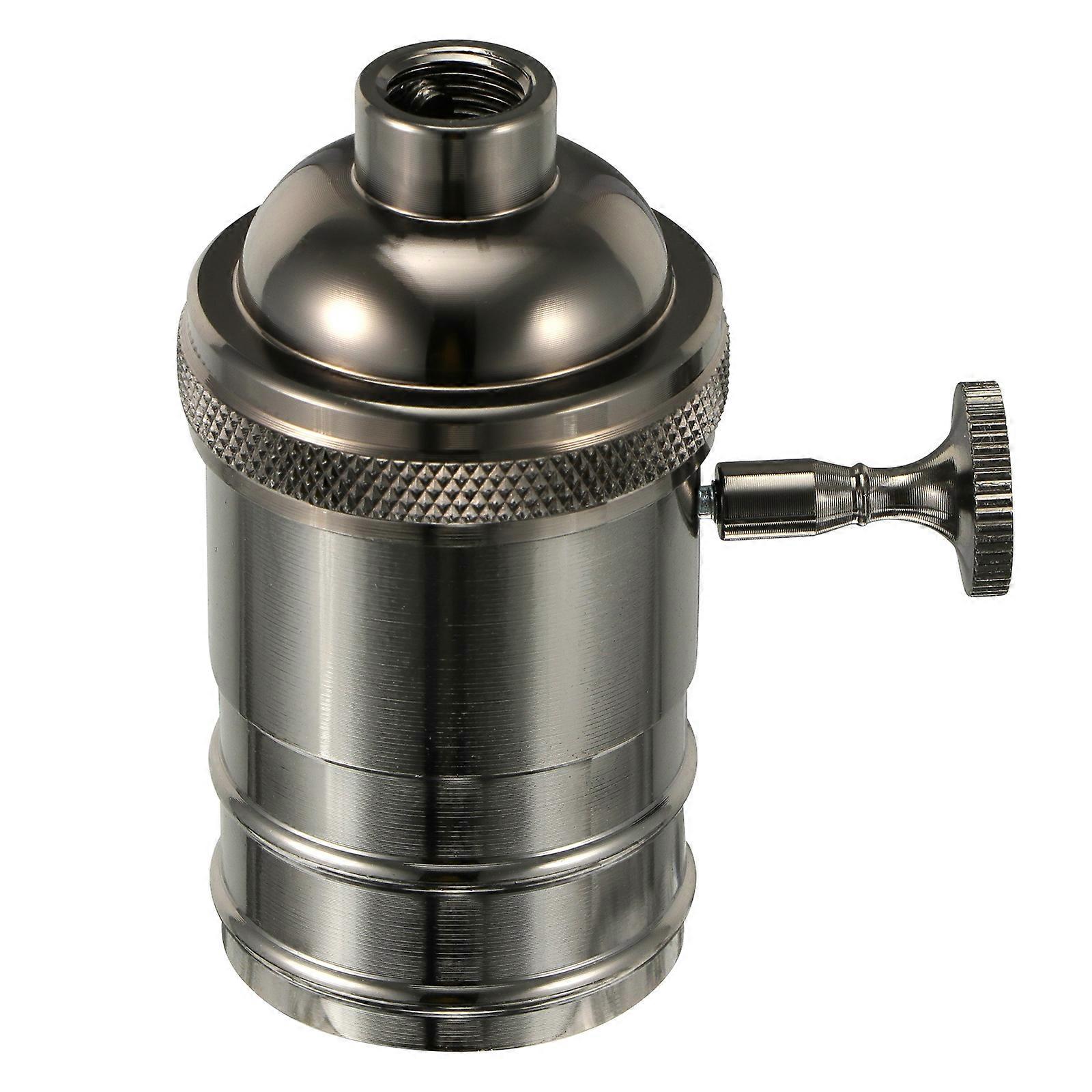 Vintage E27 Retro Lamp Holder with Black Synthetic Base for Lighting Use Lightweight and Durable
