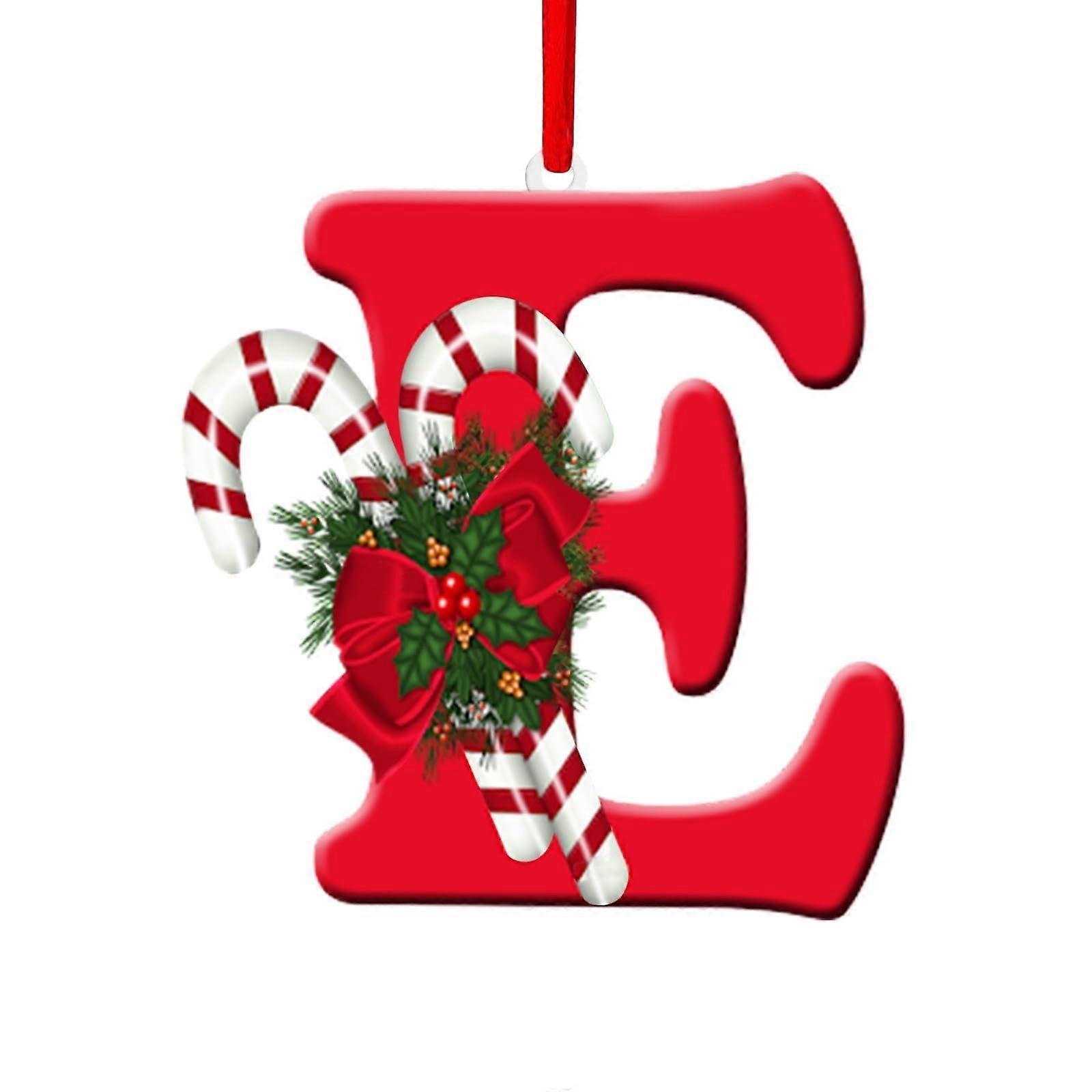 Hanging basket kitchen utensils 24 letters for Christmas tree, A to Z, ornament letters (E, One Size)