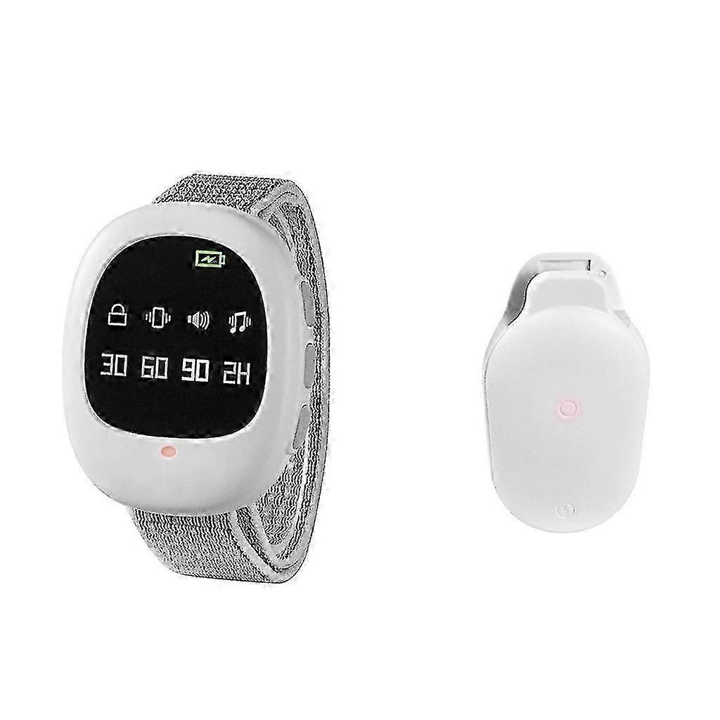 Bed Wetting Enuresis Alarm with Potty Training Tool for Children and Adults with Sound and Vibration Alerts for Nighttime Use