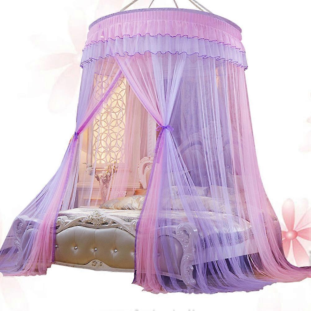 Bed Net Canopy Elegant Design Bedroom Decoration Netting Pink 1Pack