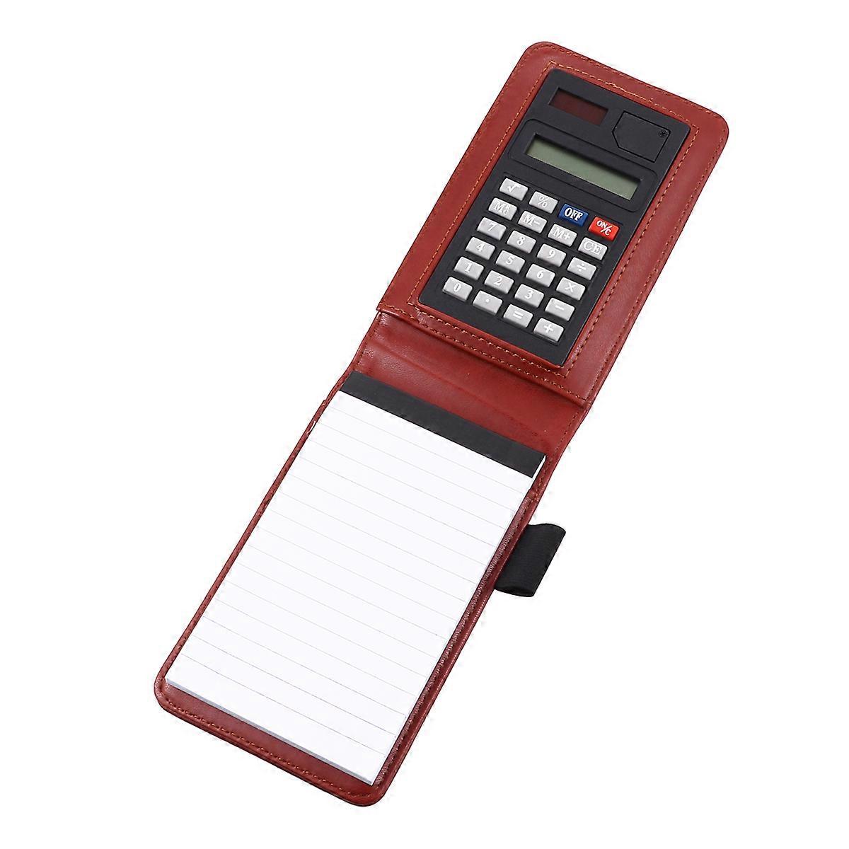 Practical Notebook for Writing with Brown Imitation Cover 50 Sheets A7 Size