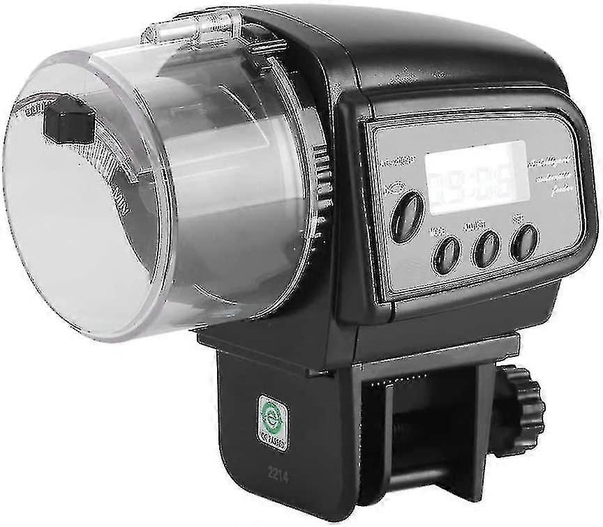 Fish Feeder - Automatic Fish Feeder Digital Lcd Electronic Fish Feeder Dispenser Timer