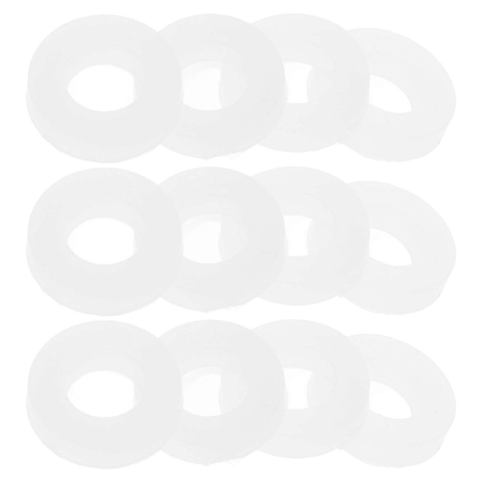Drum Accessories Plastic Washers Round Shape For Drum Set Musical Instruments Drum Playing Music Practice Performance 100Pcs