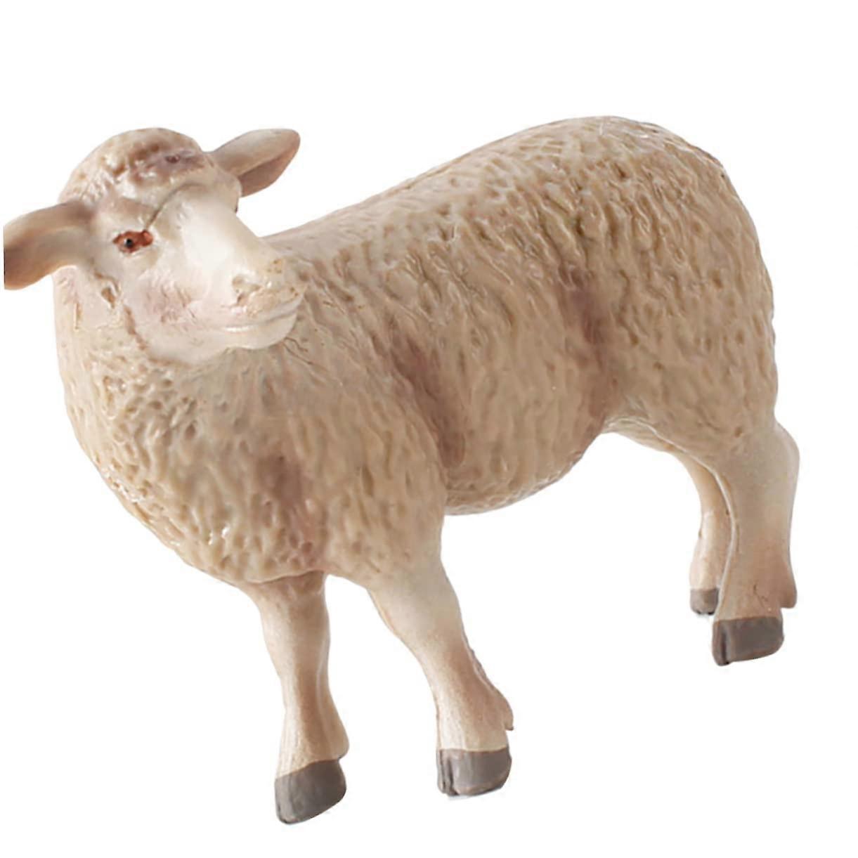 Sheep Ornament 1 Piece Creative Sheep Model Decorative Figurine For Decoration And Display