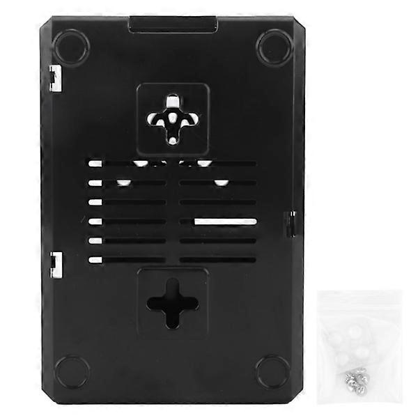 Schutzhülle aus mattiertem ABS-Material für Raspberry Pi 3B 3B+ E-Modell mit Schrauben (schwarz)