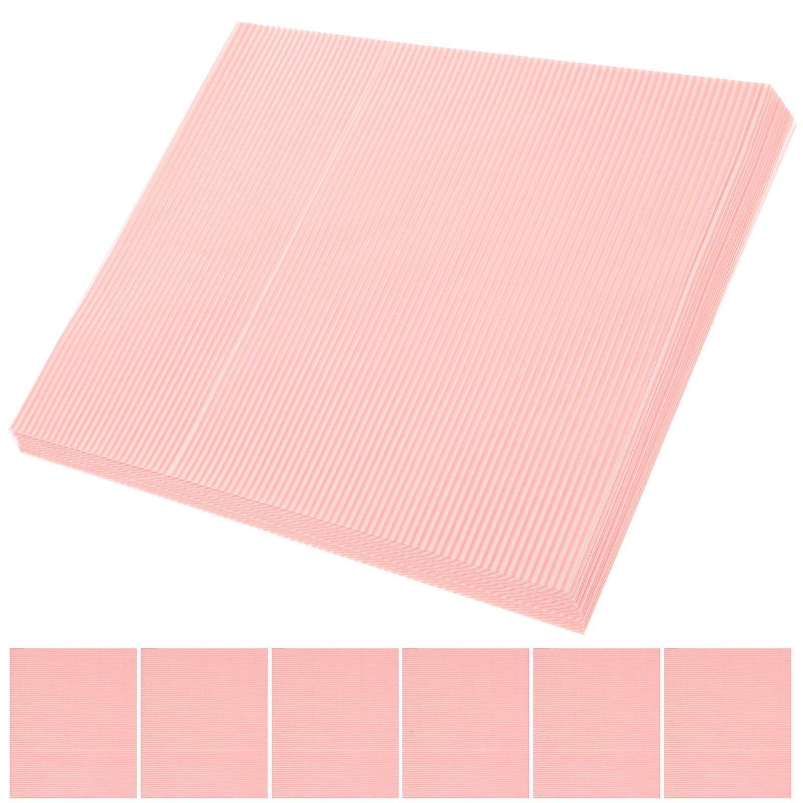 50 Sheets Pink Striped Grease Proof Food Wrapping Paper for Sandwiches, Burgers, Snacks, Lunch Boxes, and Picnics – Non Stick and Oil Resistant