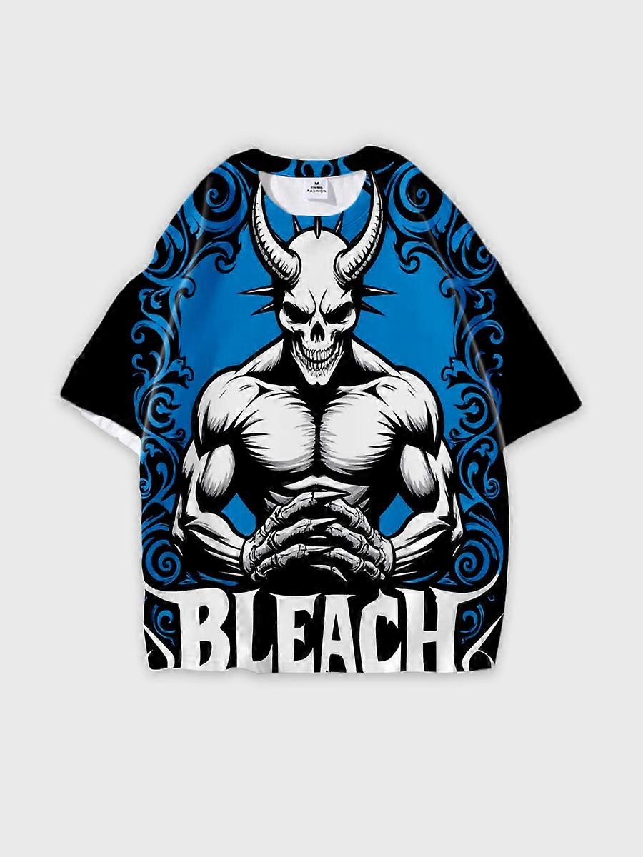 T-shirt round neck Pattern loose short sleeve N309