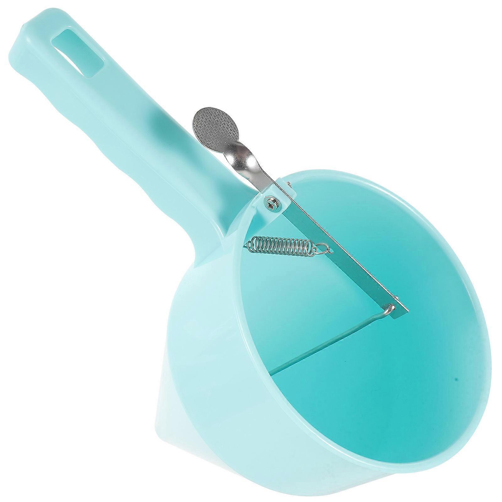 Skyblue Plastic Batter Dispenser with Detachable Funnel for Making Octopus Balls 4.72x3.15x8.66 inches