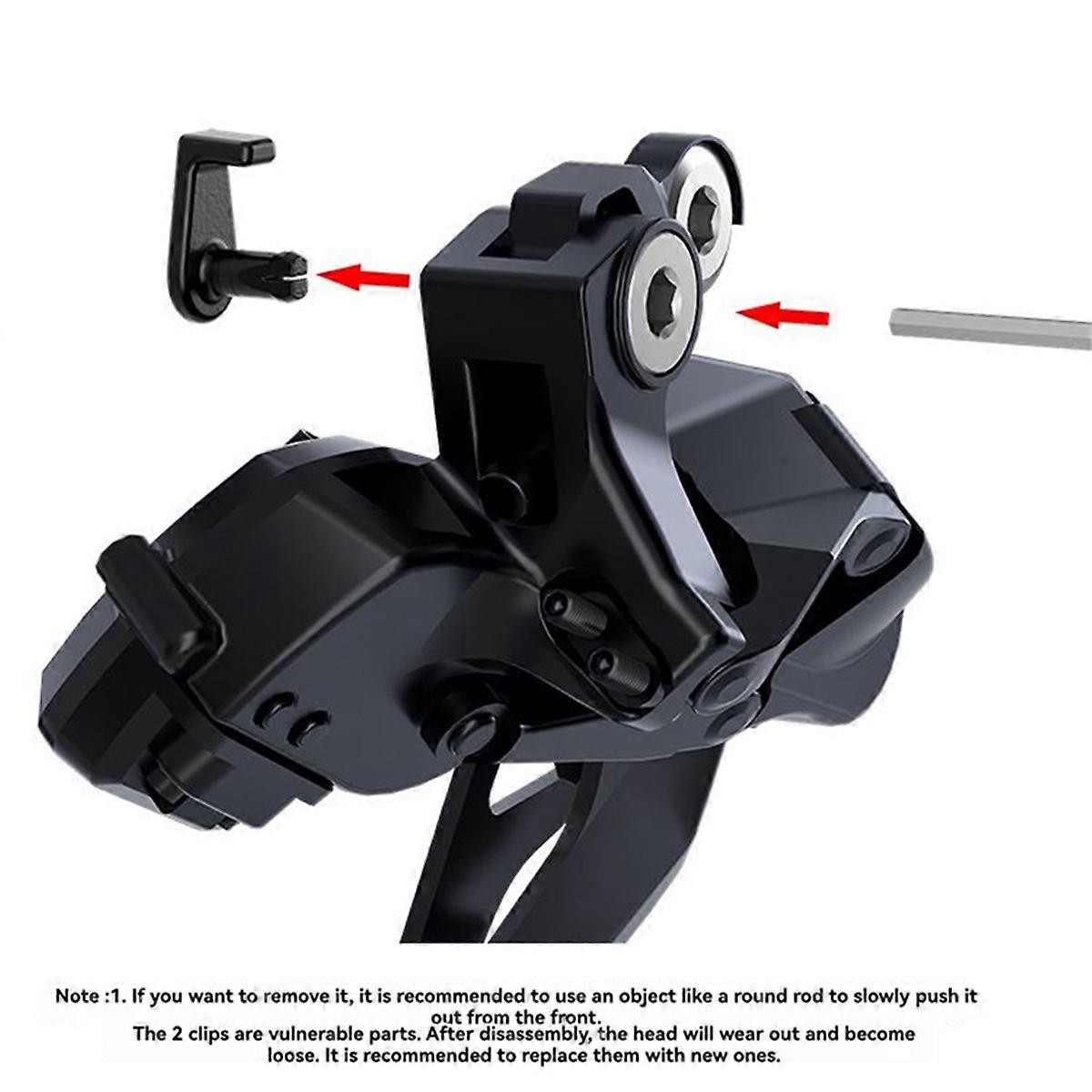 2pcs Road Bike 12S Rear Derailleur Electric Wire Fixing Buckle Clip Bicycle Cable Clip for Di2 for R