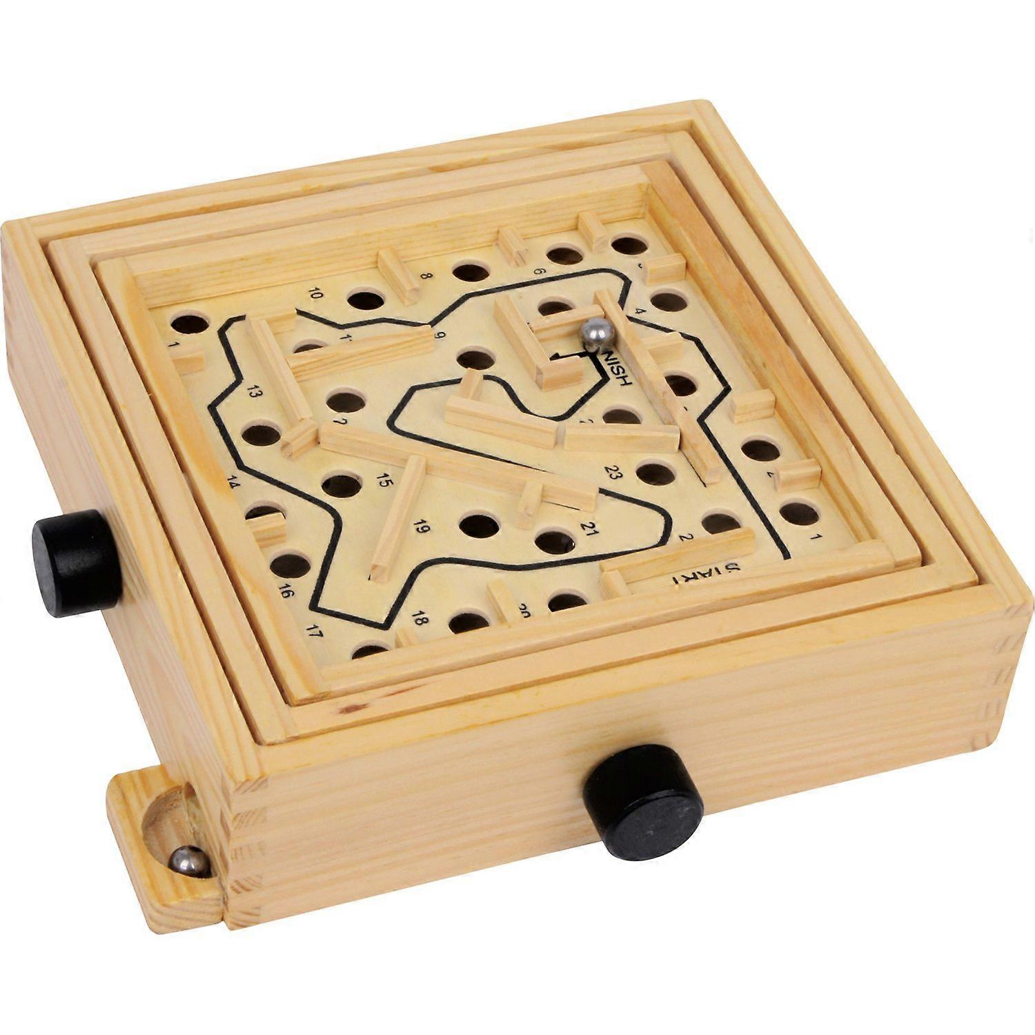 Labyrinth Chico Wooden Educational Toy for Toddlers, Colorful Beads, Fine Motor Skills Development