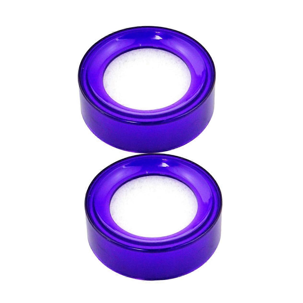 2 x Finger Humidifier for Office Use Counting Money and Handling NonSlip Grip Surface Transparent