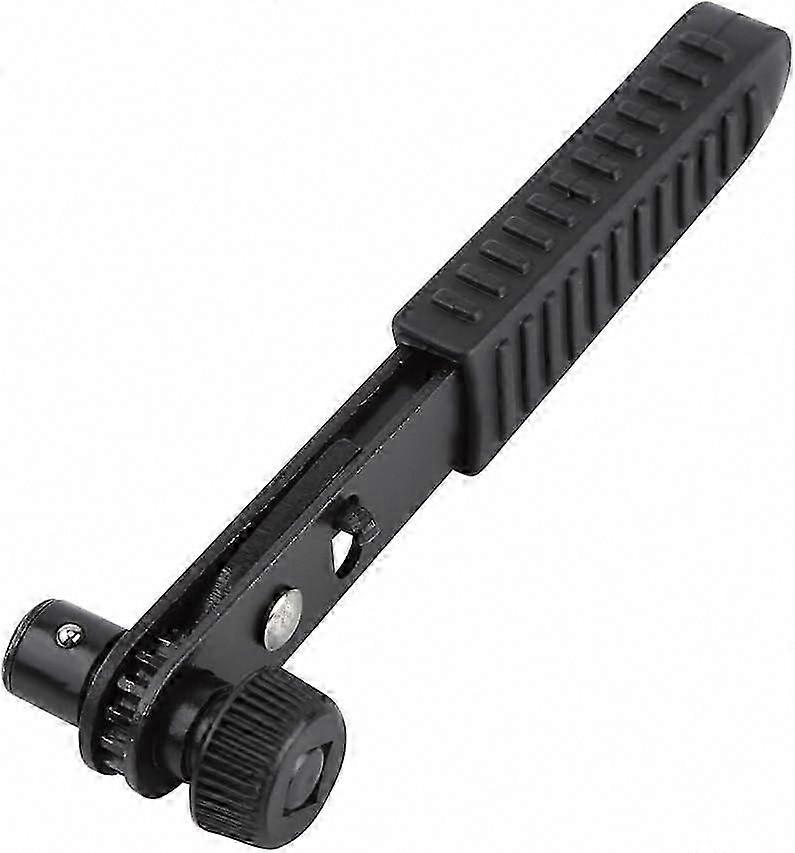 1/4" Iron Ratchet Wrench Screwdriver Bits Quick Socket Tool, Black