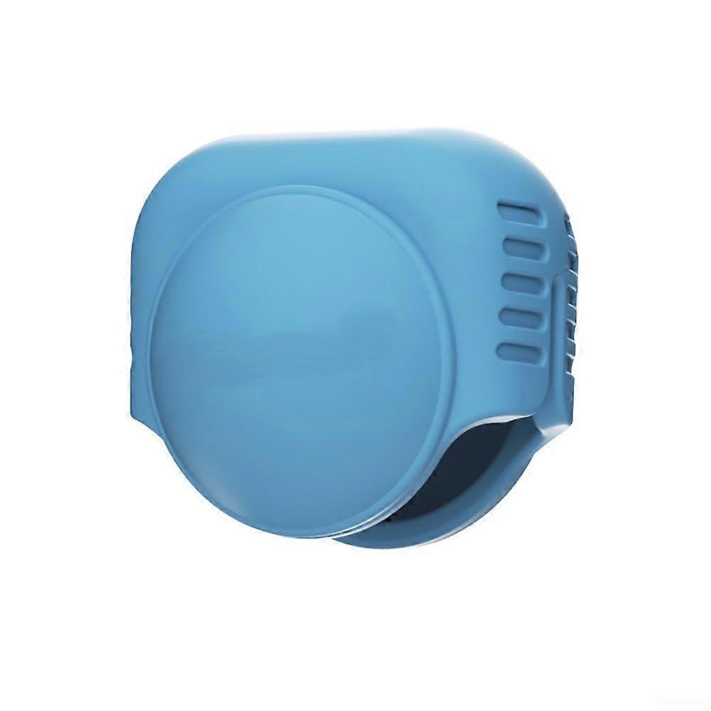Action Camera Cover Silicone Lens Cap, Easy Installation, Scratch Protection, Compatible with Insta360 X5, Blue