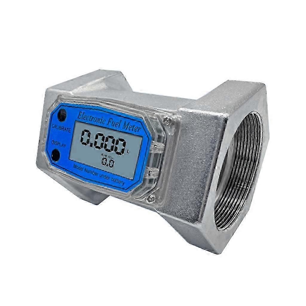 Flowmeter 1/2/2.5/3in Liquid Flow Sensor Meter Electronic Turbine- Flow Meter