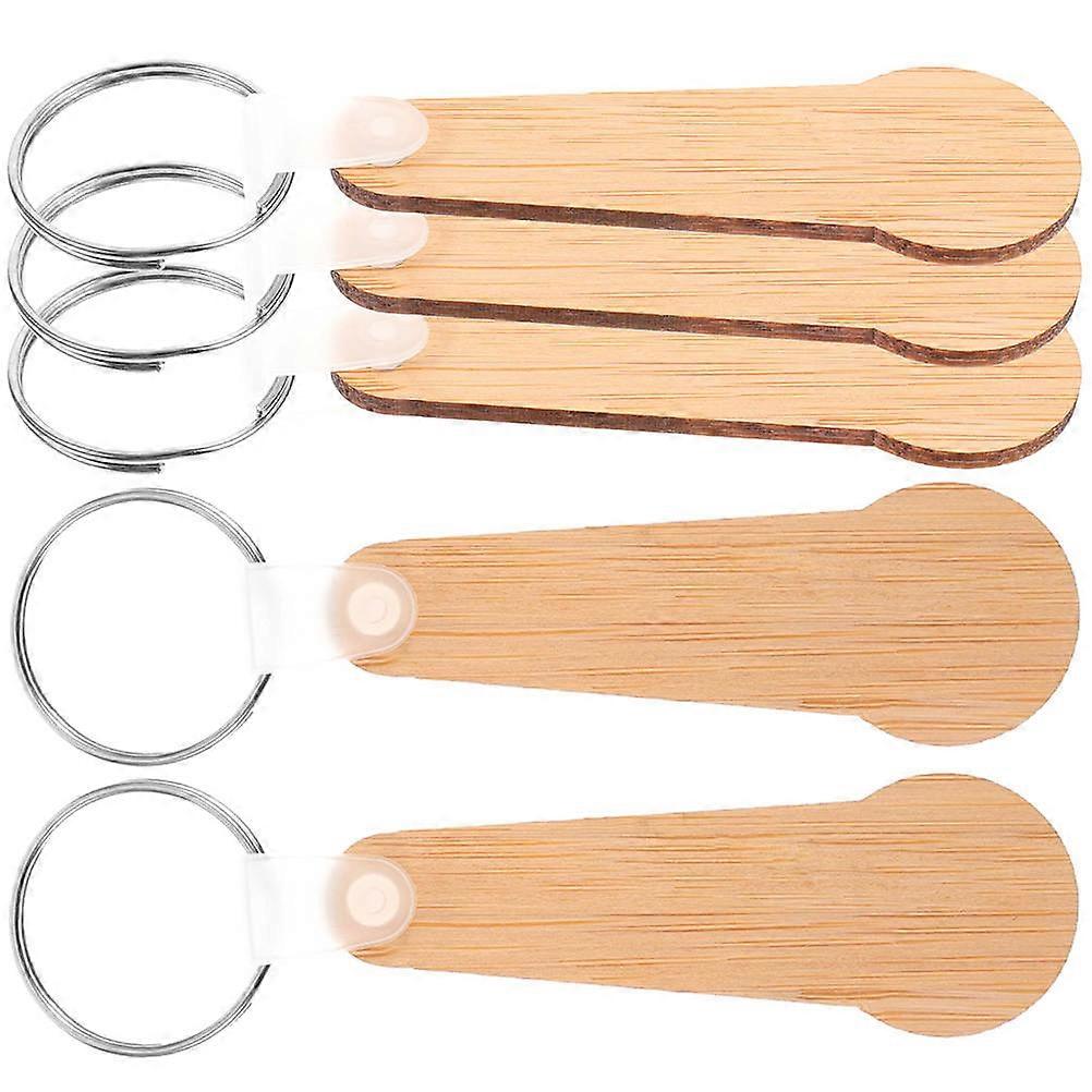 Grocery Cart Token 5Pcs Bamboo Trolley Tokens Unlocking Shopping Carts for Families and Friends Elegant Design
