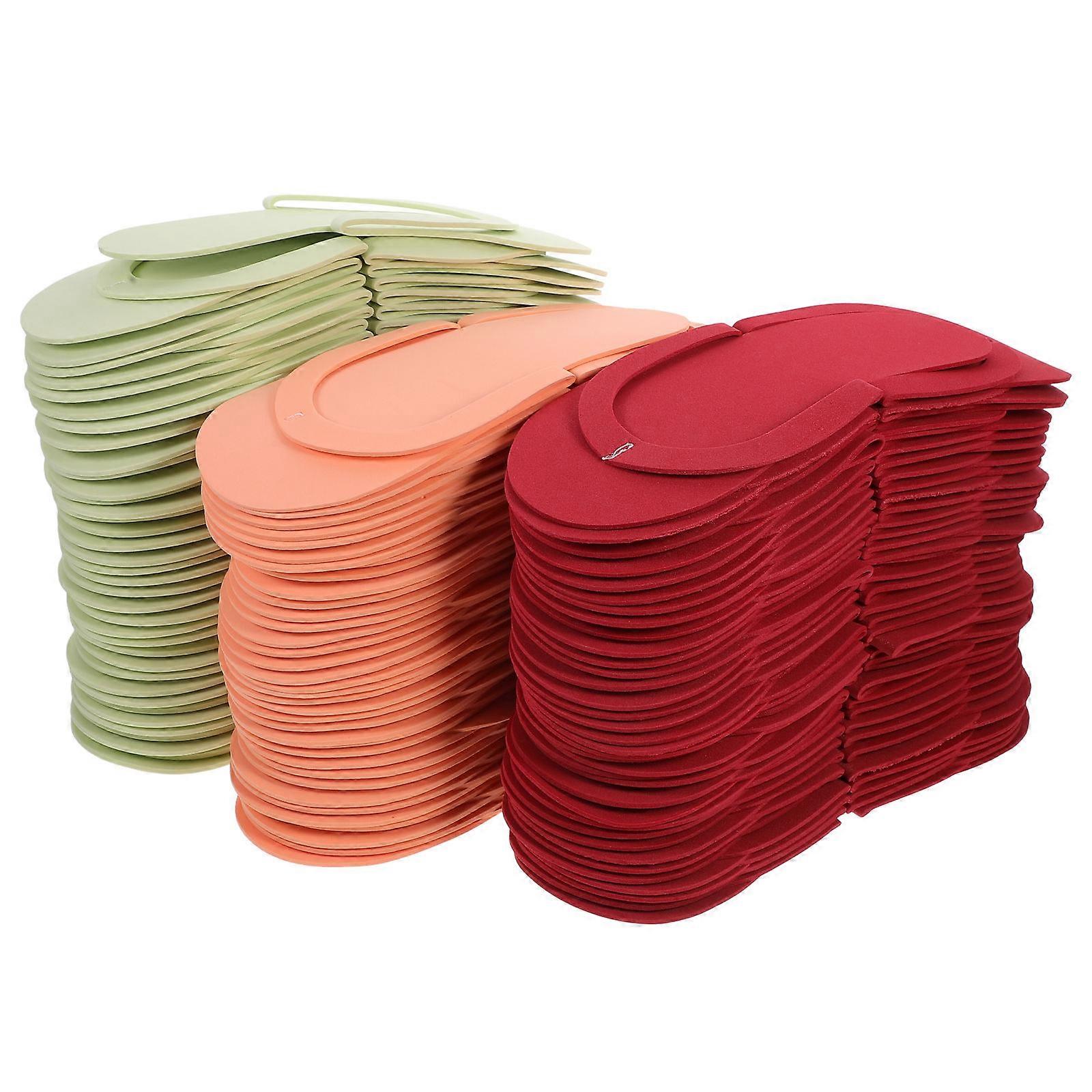 36 Pairs Disposable Slippers Pedicure Shoes for Salon Spa (Random Color)