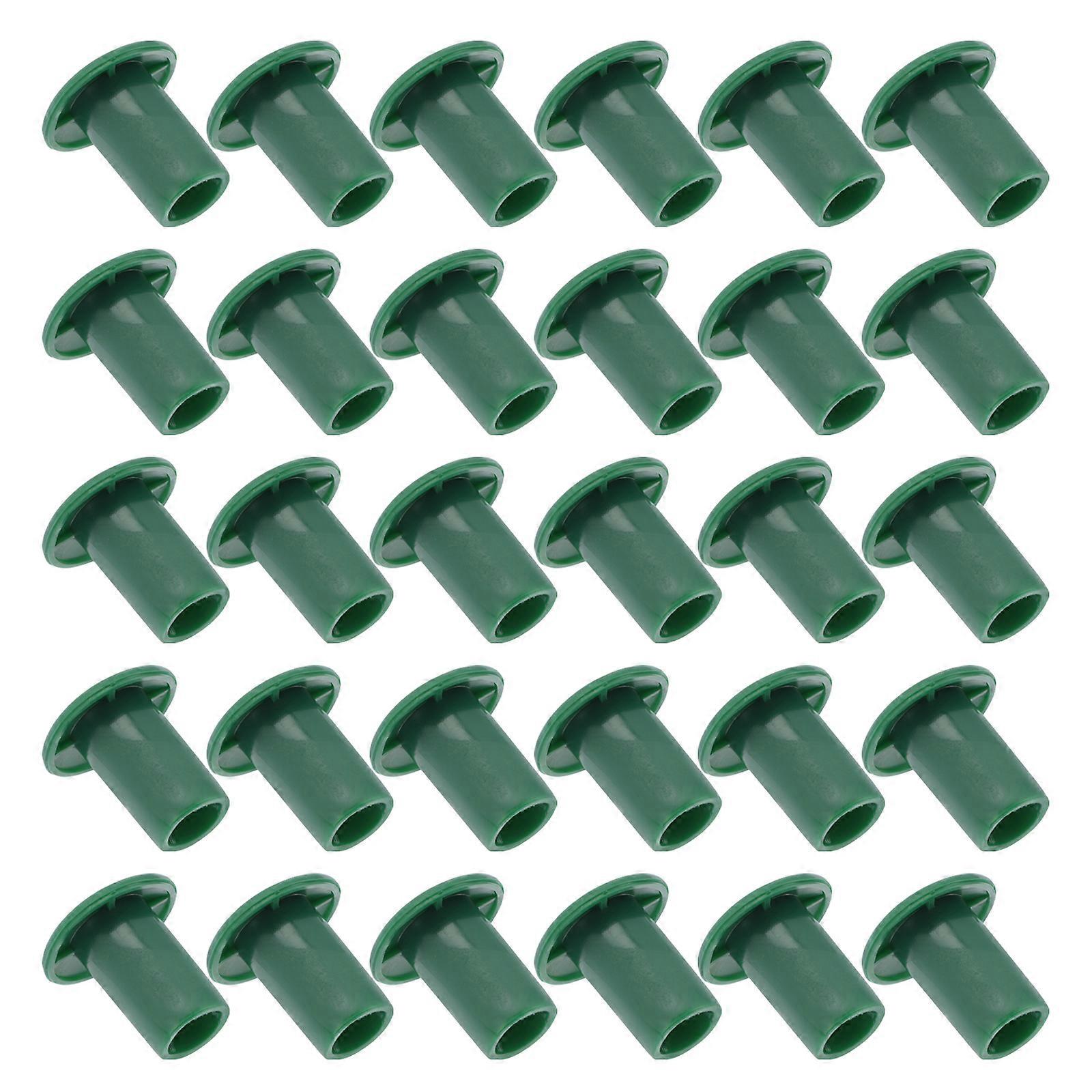 Green Cane Caps Plastic Protector for Garden 36Pcs Cane Topper Protectors
