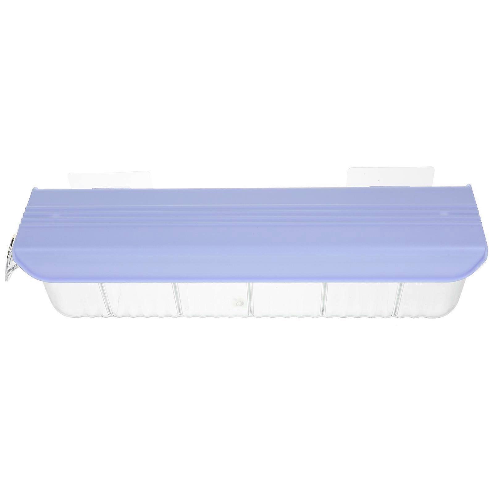 Wall Mounted Socks Organizer Storage Box For Home Use Blue 1Pcs Hanging Solution