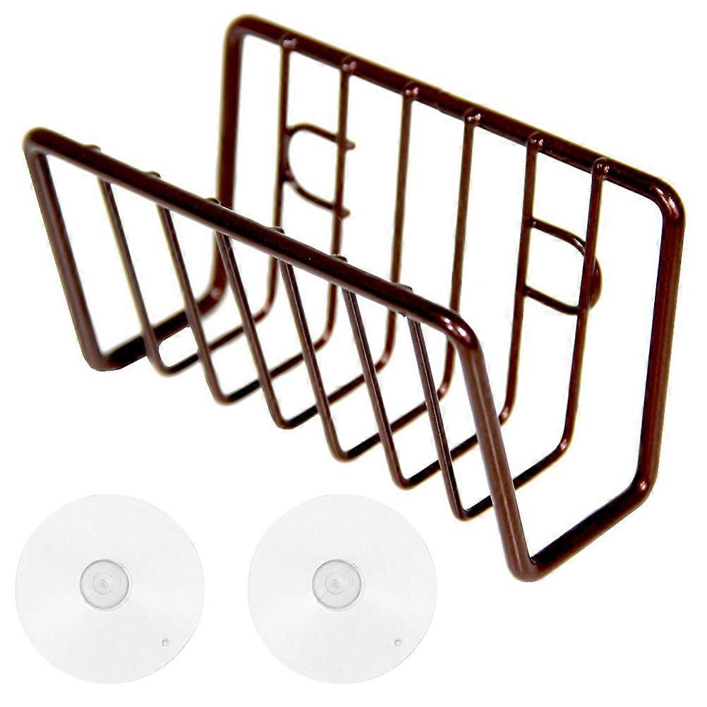 Kitchen Sponge Holder with Suction Cup 1 Set Washing Sponge Scrubber Drainer Rack