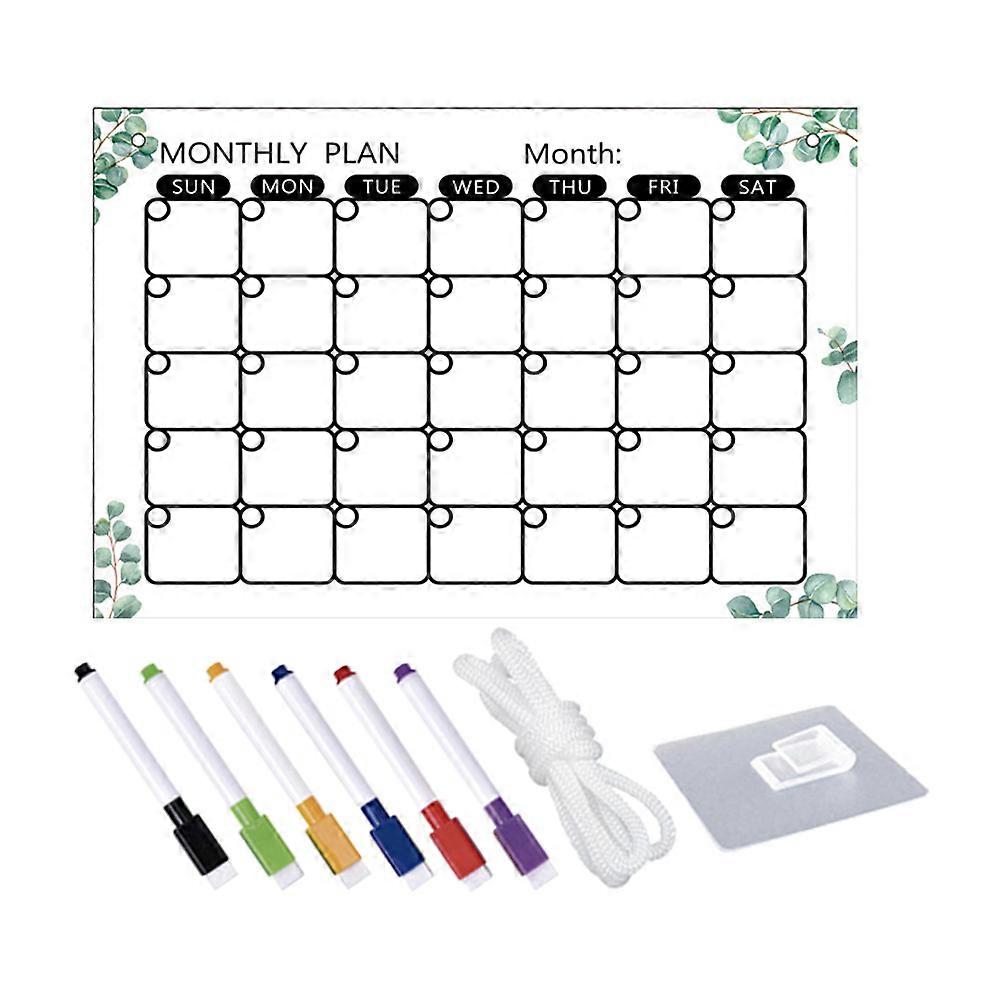 30X20CM Acrylic Wall Writing Board For Home Office Perfect For Note Taking And Scheduling 1 Set